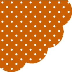PAW - Törlőkendő R 32 cm Dots Terrakotta