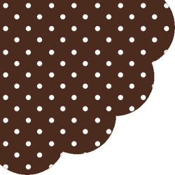 PAW - Törlőkendő R 32cm Dots Chocolate