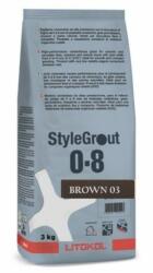 LITOKOL STYLEGROUT BROWN 03 sötétbarna fugázó