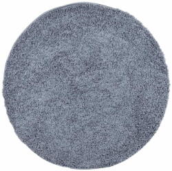 vidaXL kék hosszú szálú bozontos modern szőnyeg Ø 100 cm 375332