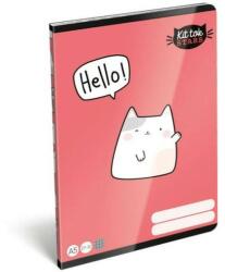 Lizzy Card KitTok Catto cicás kockás füzet A5 - 27-32 (LIZ-23067202)