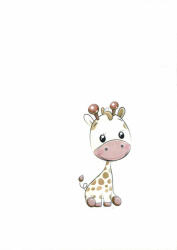  Babastar mintás textil pelenka 1db-os - It's a boy ! zsiráf