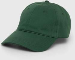 Lacoste pamut baseball sapka zöld, sima - zöld Univerzális méret - answear - 21 990 Ft