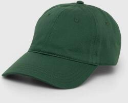 Lacoste pamut baseball sapka zöld, sima - zöld Univerzális méret