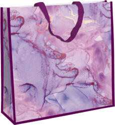 Eurowrap ajándéktasak PP (jumbo 45x45x20 cm) pink márványmintás (4) (33934-23C)