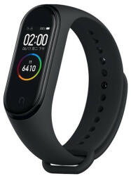 Xiaomi Mi Band 3 / Mi Band 4, szilikon pótszíj, állítható, Devia Delux Sport, fekete