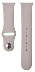 Apple Watch 1-6, SE (38 / 40 mm) / Watch 7-8 (41 mm), szilikon pótszíj, állítható, Devia Delux Sport, szürke - tok-shop