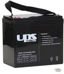 UPS Power 12V 55Ah MC55-12 zselés akkumulátor (UPS-MC55-12)
