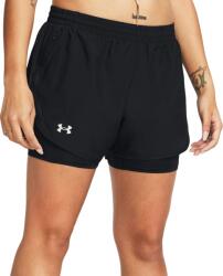 Under Armour Fly-By 2-in-1 Shorts Rövidnadrág beépített alsónadrággal 1382440-001 Méret M - top4running