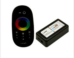 EcoLight RGBW távirányító fekete színű + 1 db vezérlő 24A 288W RF (EC20352)