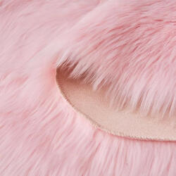 Topspitgo Rózsaszín Műszőrme Szőnyeg - Puha Lakásdekor 70x135 cm Méretben