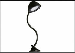 STRÜHM Roni LED asztali lámpa fekete csíptetős (2877)