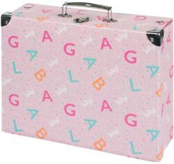 Baagl Presco Group BAAGL Logo - rózsaszín összecsukható bőrönd