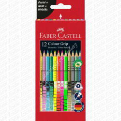 Faber-Castell Faber-Castell Grip pasztell-neon színes ceruza (12db)