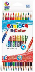 CARIOCA színes ceruza BiColor kétvégű 12 darabos 42991