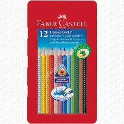 Faber-Castell Faber-Castell Grip színes ceruza fém dobozban (12db)