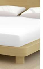 Mr Sandman Jersey gumis lepedő, 140-160x200 cm, 135 g/nm, Fehér (201)- Mr Sandman