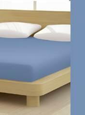 Mr Sandman Jersey gumis lepedő, 140-160x200 cm, 150 g/nm, Kék/Taube (233) - Mr Sandman
