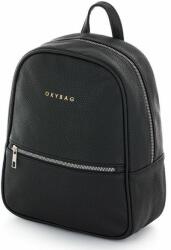 Oxy Lady OXYBAG Dixy Leather Black női hátizsák - 32, 5x11x28 cm (IMO-KPP-9-63122)