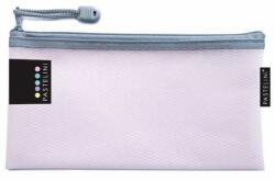 PASTELINi cipzáras PVC tasak - 23x12 - pasztell rózsaszín (IMO-KPP-2-3221)