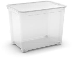 Curver T Box "xl" Műanyag Tároló Doboz Fedéllel 70 L - átlátszó (254725)