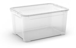 Keter T Box "l" Műanyag Tároló Doboz Fedéllel 47 L - átlátszó (254724)