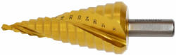  HSS-TiN köszörült lépcsős fúrók - 6.0-38.0 x 3.0 | d 10 mm | L 100 mm