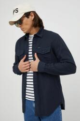 G-Star RAW pamut ing férfi, galléros, slim - sötétkék S
