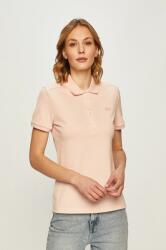 Lacoste t-shirt női, galléros, rózsaszín - rózsaszín 40