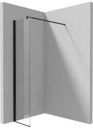 Deante Paravan dus profil negru walk-in sticla securizata 40x200 cm, Deante Kerria Plus (KTS_N84P)