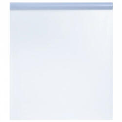 vidaXL matt átlátszó szürke PVC statikus ablakfólia 90 x 2000 cm (155819) - balena