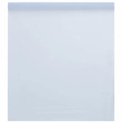 vidaXL matt átlátszó fehér PVC statikus ablakfólia 60 x 1000 cm (155824) - balena