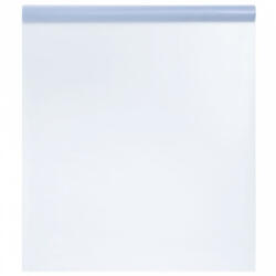 vidaXL matt átlátszó szürke PVC statikus ablakfólia 90 x 1000 cm (155818) - balena