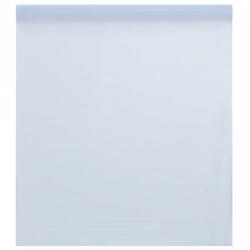vidaXL matt átlátszó fehér PVC statikus ablakfólia 90 x 500 cm (155826) - balena