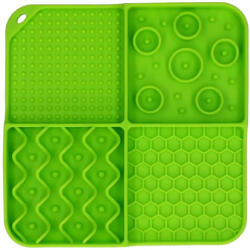 Holland Animal Care Lick Mat zöld négyzet szilikon (EATS063E)