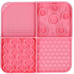 Holland Animal Care Lick Mat pink négyzet szilikon (EATS063B)