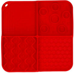 Holland Animal Care Lick Mat piros négyzet szilikon (EATS063A)