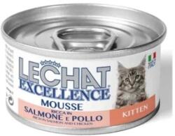 Monge Hrana Umeda Pentru Pisici, LeChat Excellence Kitten Junior, Mousse Cu Somon/Pui, 85 g