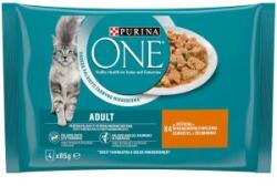 ONE Hrana Umeda One pentru Pisici, cu Pui si Mazare 4 x 85 g