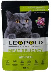 Leopold Hrana Umeda Pentru Pisici, Premium Cu Vita, 100 g