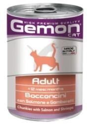 Monge Conserva Gemon Cat, Adult, Somon/Creveti, 415 g - petshopmarcu