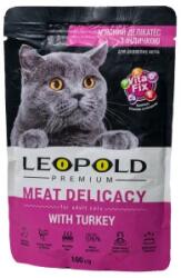 Leopold Hrana Umeda Pentru Pisici, Premium Cu Curcan, 100 g