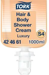 Tork Folyékony szappan, 1 l, S4 rendszer, TORK Luxury, tusoláshoz és hajmosáshoz (KHH796) - becsiirodaker