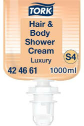 Tork Folyékony szappan, 1 l, S4 rendszer, TORK Luxury, tusoláshoz és hajmosáshoz (KHH796) - officemarket