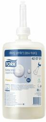 Tork Folyékony szappan, 1 l, S1 rendszer, TORK Érzékeny bőrre , fehér (420701) - molnarpapir