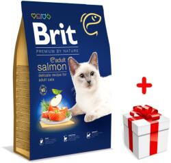 Brit Premium By Nature Adult Cat Salmon 8kg+ o surpriză pentru pisica ta GRATUIT!