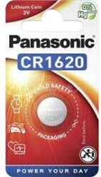 Panasonic CR1620 3V lítium gombelem 1db/csomag (CR1620-1B-PAN) (CR1620-1B-PAN)