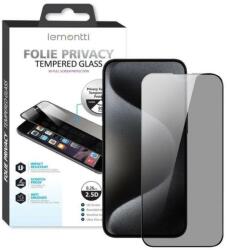 Lemontti Folie protectie Lemontti Sticla Privacy Full Fit pentru Samsung Galaxy S24 Negru (LEMFSPFSGS24N)