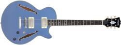 D´Angelico Tour Collection SS Single Cutaway Stop-Bar Tailpie CE Slate Blue