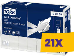 Tork Xpress® Soft Multifold hajtogatott kéztörlő - 130289 (Karton - 21 csg) (130289)